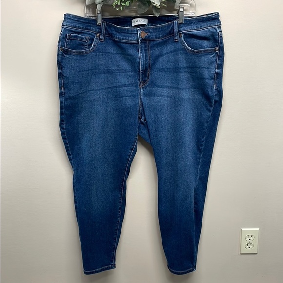 Lane Bryant Flex Magic Waistband Signature Fit Mid Rise Skinny Denim Jeans 22S - Picture 1 of 16